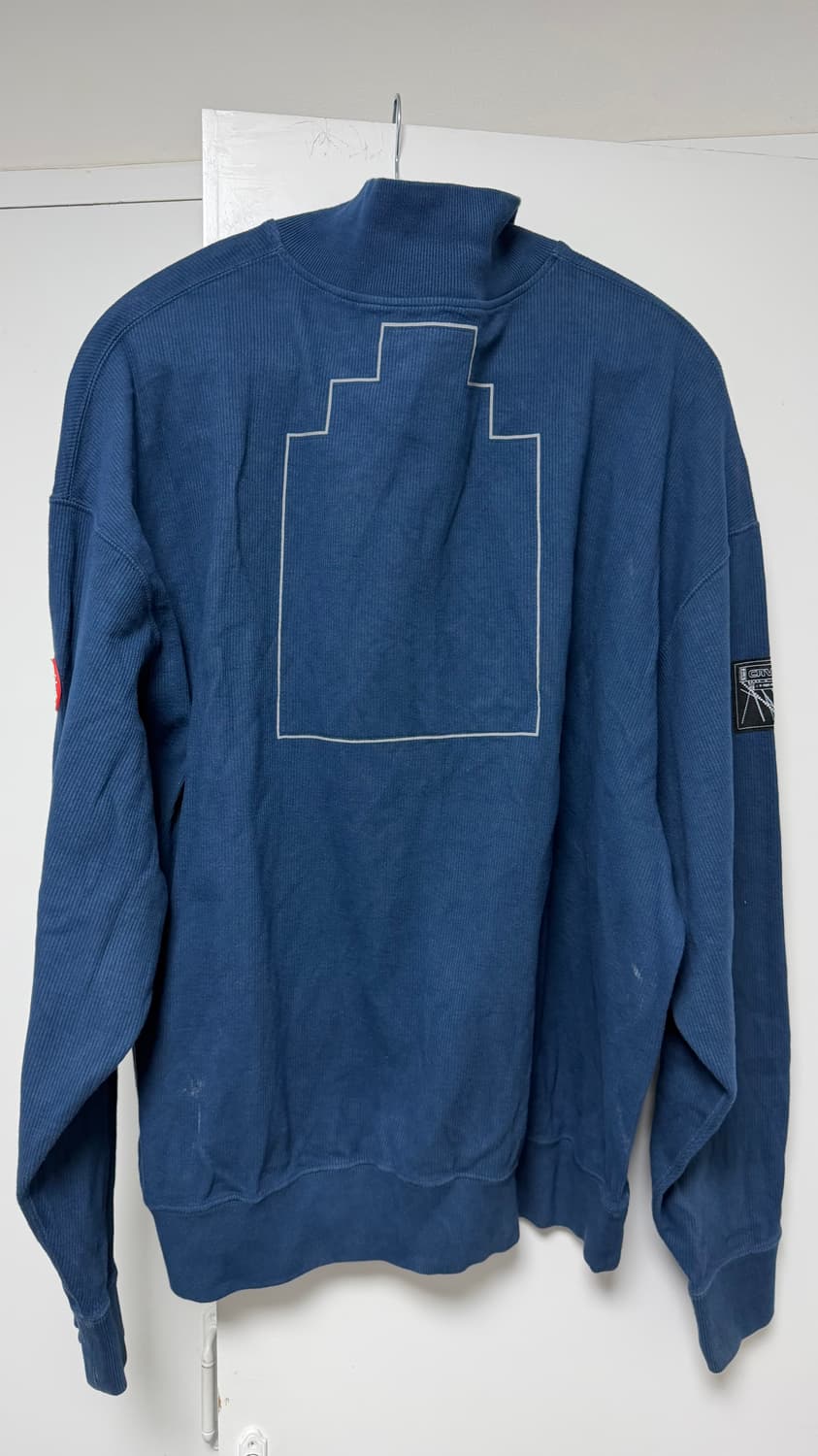 [XL]카브엠트 OVERDYE PQ OPEN MOCK NECK NAVY 상품이미지2