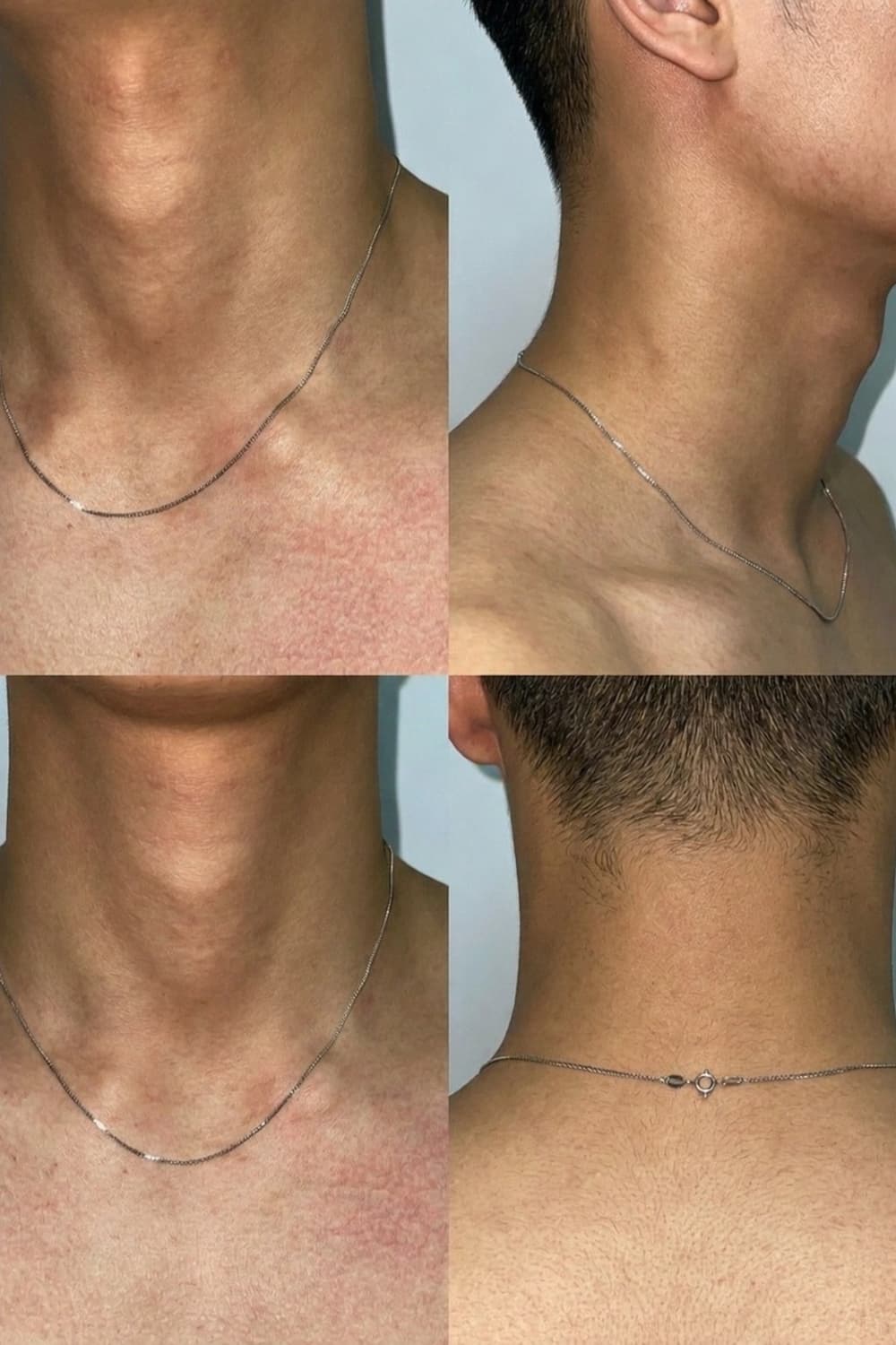 실버925 1mm 남자목걸이 상품이미지1