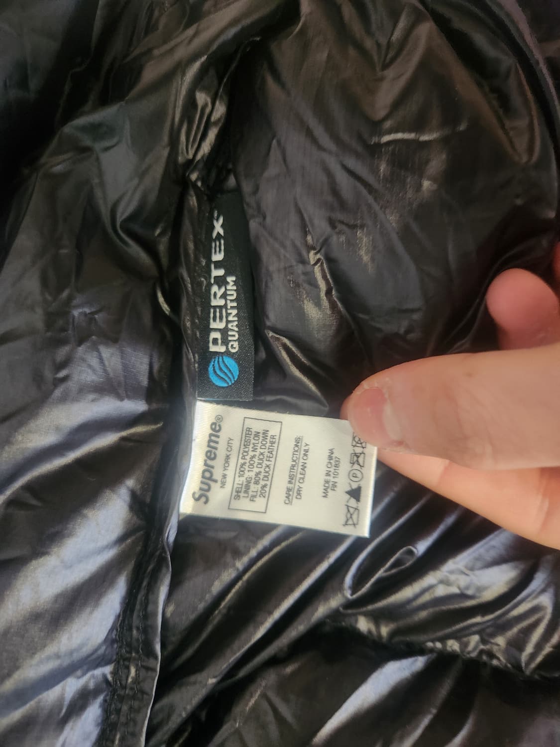 Supreme슈프림 패딩 후드 다운 자켓 블랙(급처) 상품이미지6