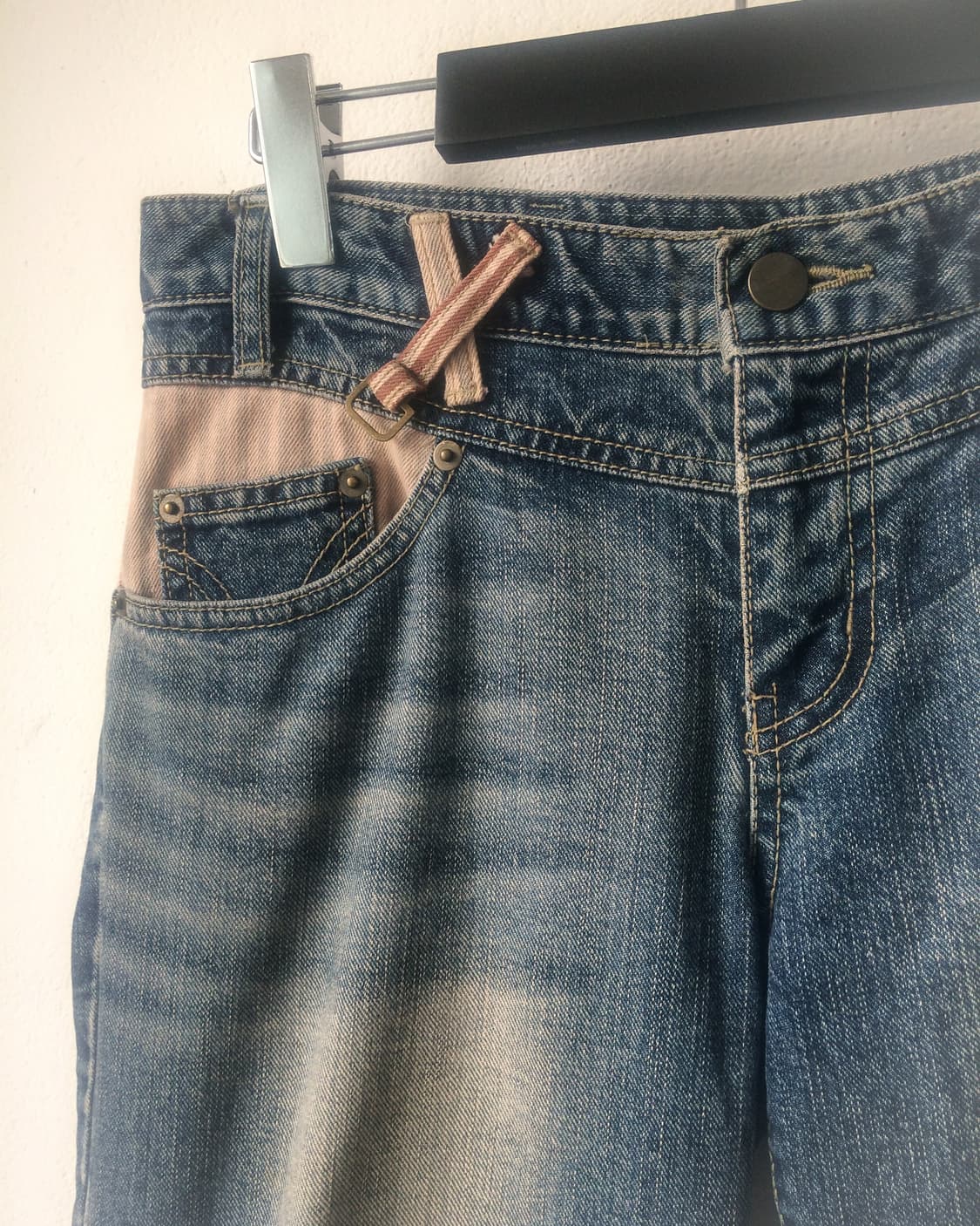 Algonquins back printing denim pants 상품이미지7
