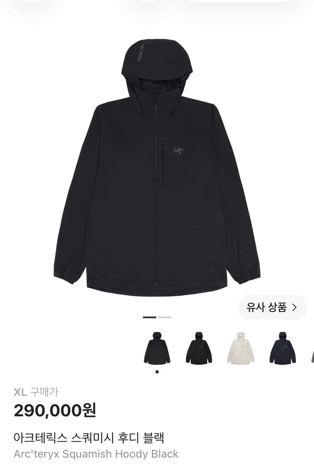 아크테릭스 스쿼미시 후디 상품이미지1