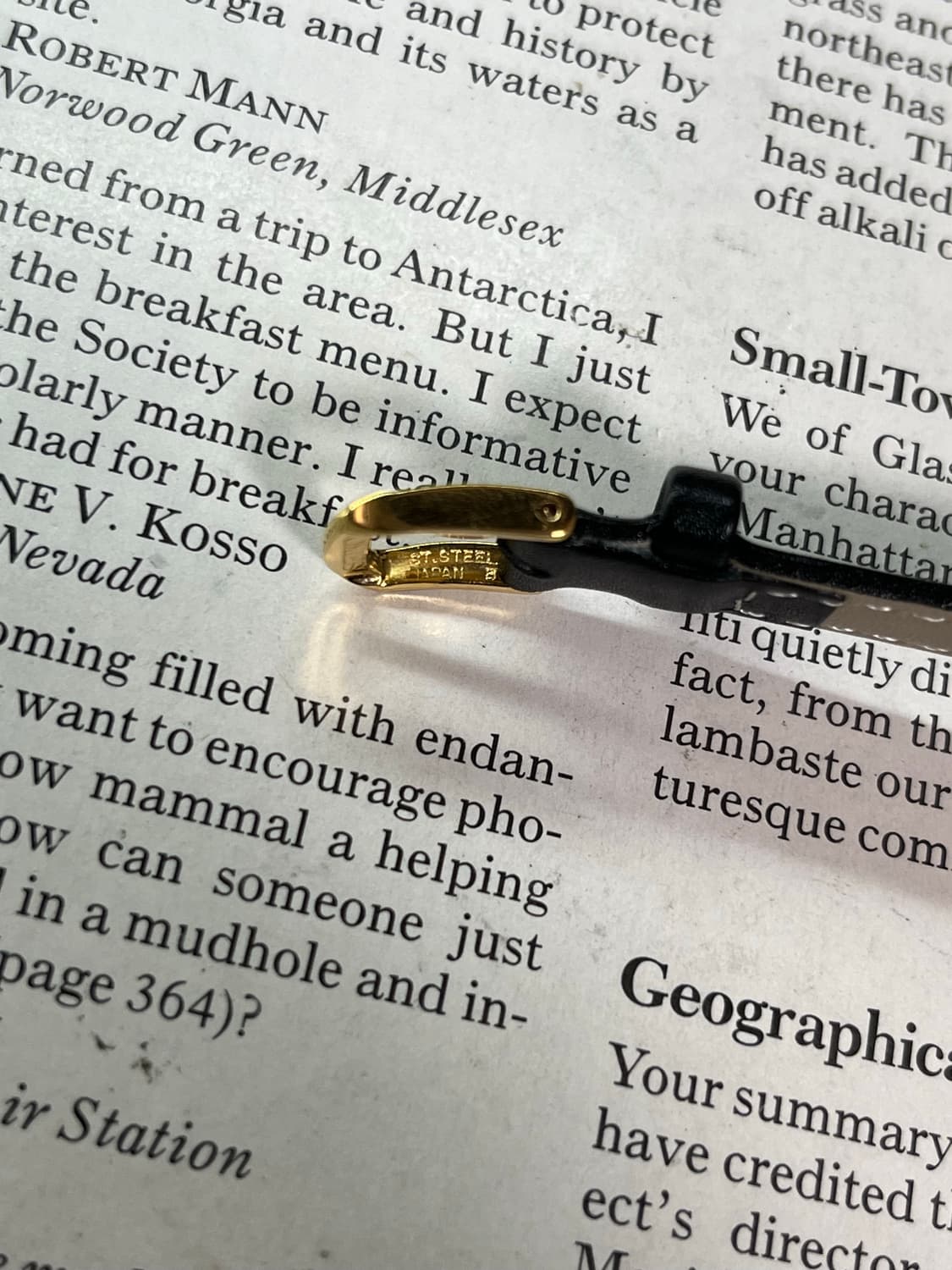 SEIKO EXCELINE 텍스처 다이얼 레이디스 쿼츠 상품이미지8