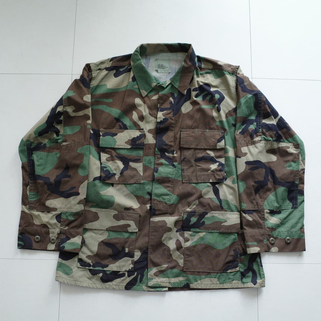 95년산 미군 오리지널 우드랜드 BDU 자켓 L-R 상품이미지1