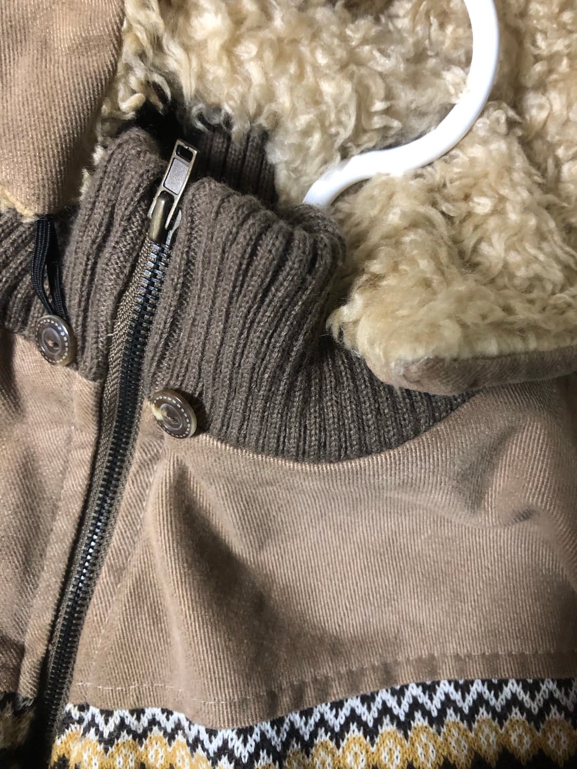 빈티지 노르딕 집업 (후드 탈부착 가능) 상품이미지3