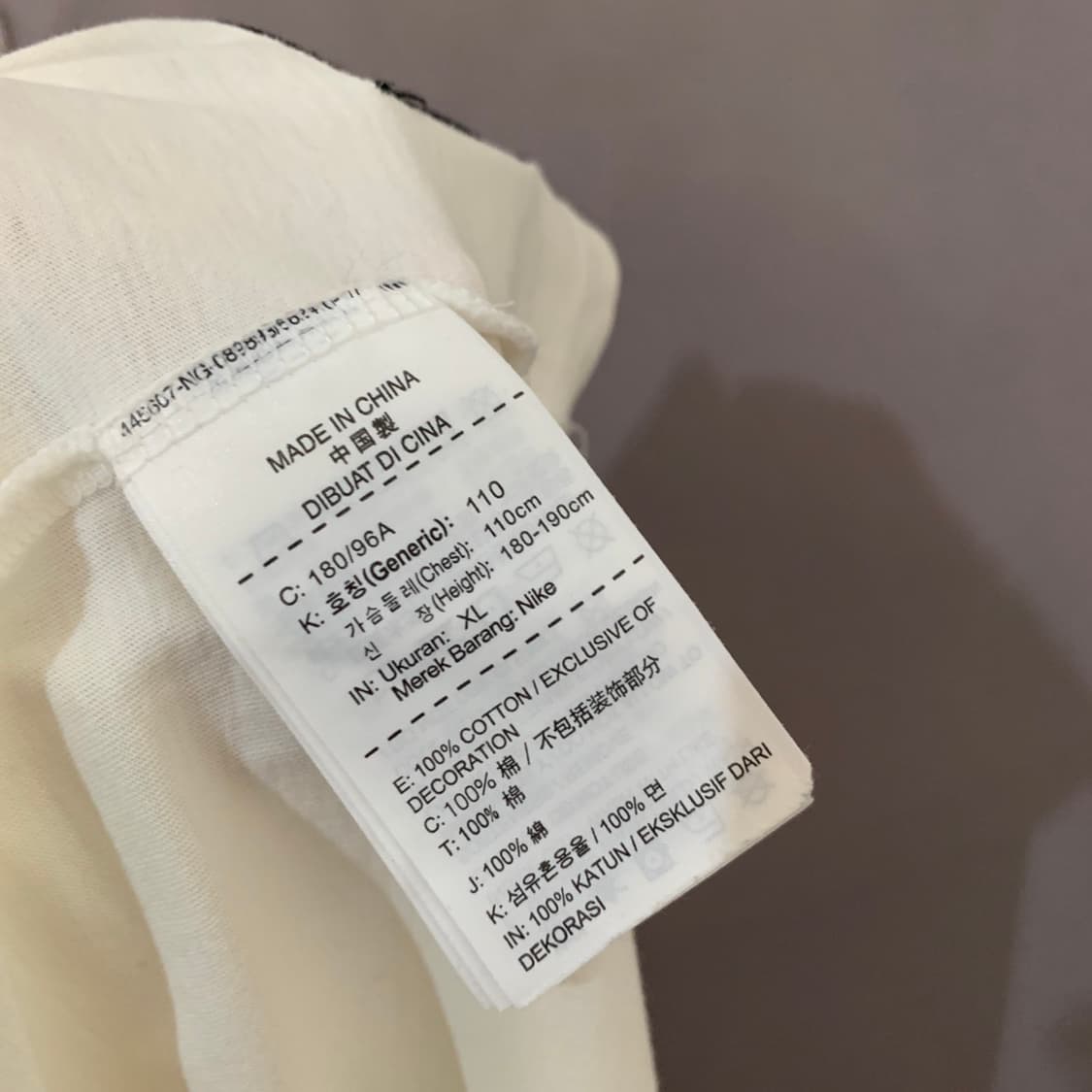 XL 나이키 X 리카르도 티시 빅토리어스 프린팅 오버핏 반팔티 상품이미지8