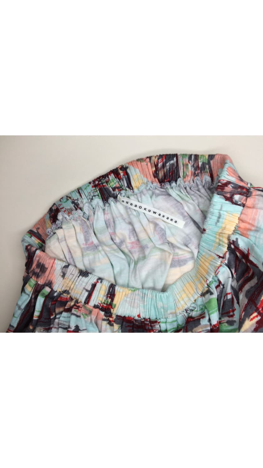 스나오 쿠와하라 빈티지 프린팅 스커트 상품이미지6