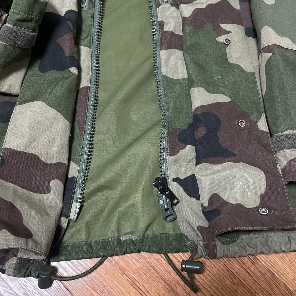 90s 프랑스군 고어텍스 카모 파카 자켓 상품이미지9