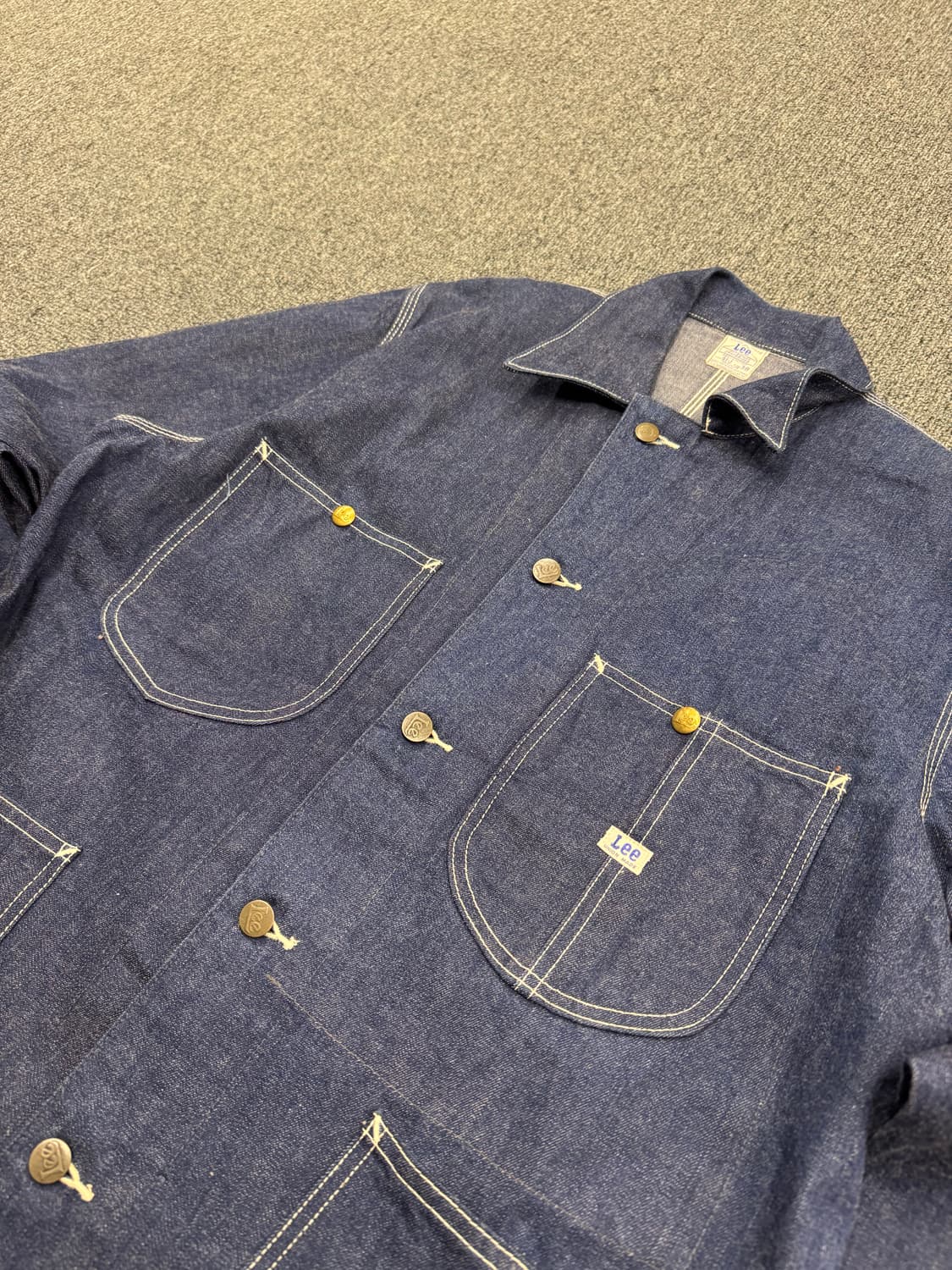 Lee 빈티지 91-j 데님 커버올 자켓 상품이미지2