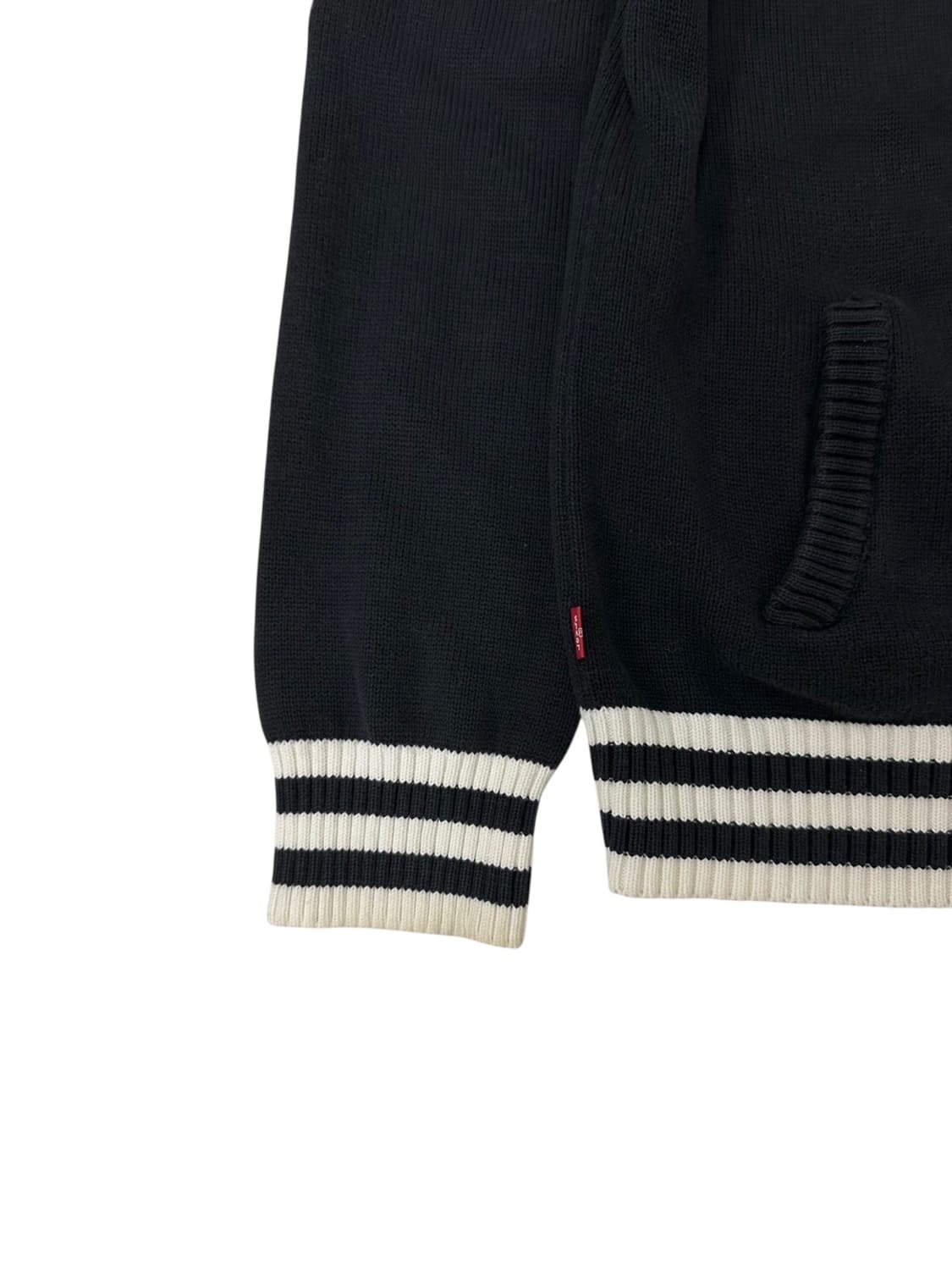 00s 리바이스 니트집업 블랙 (XL) 상품이미지6