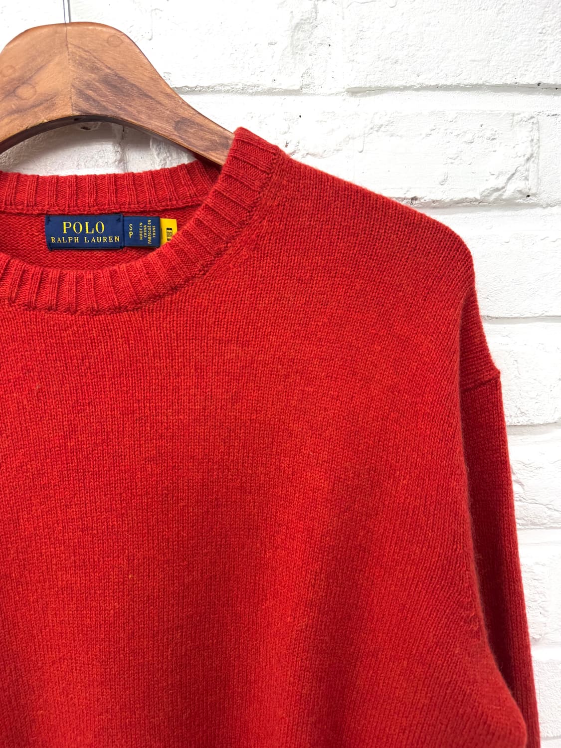 폴로 레드 니트 상품이미지4