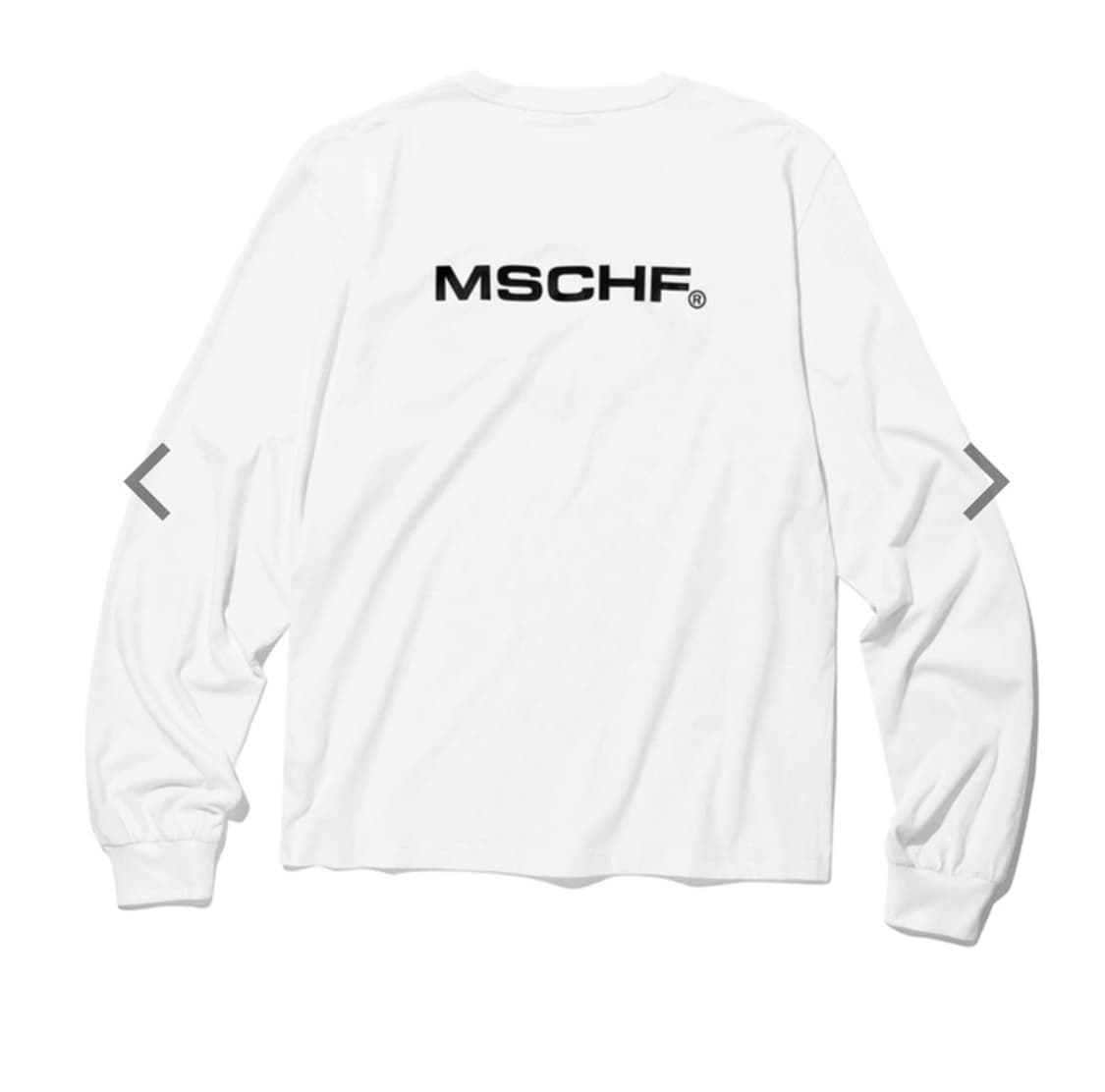 미스치프 RHOMBUS LONG SLEEVE TOP-WHITE 상품이미지2