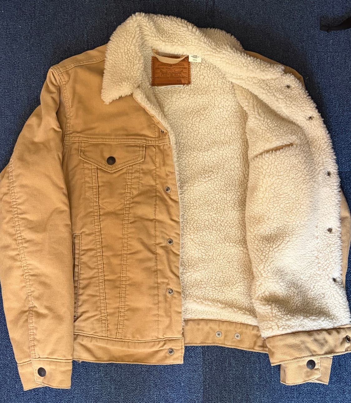 리바이스 코듀로이 쉐르파 베이지 자켓 상품이미지2