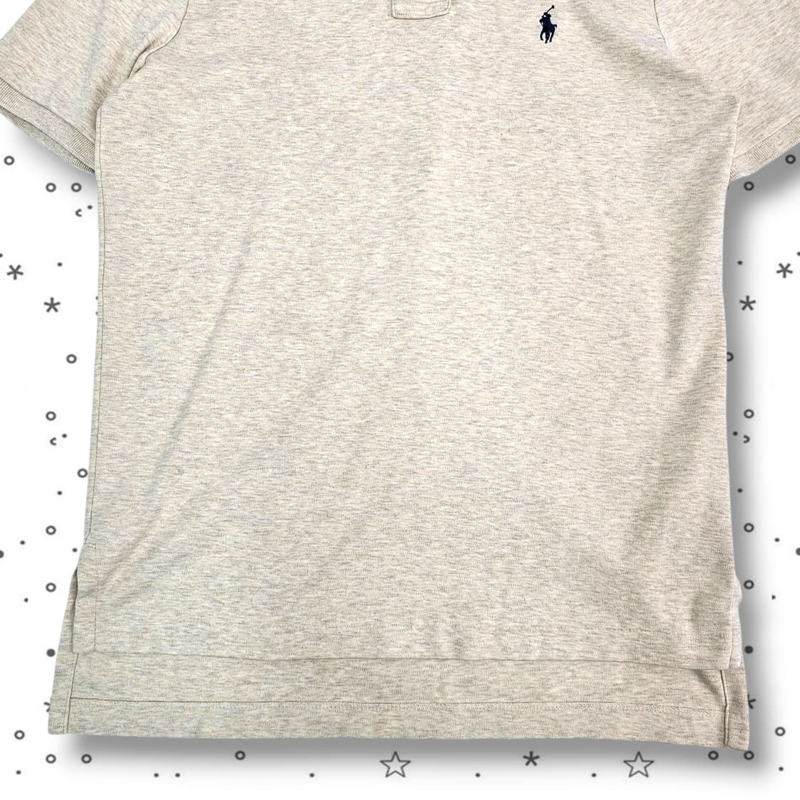 S POLO 폴로 랄프로렌 오트밀 반팔 카라 티셔츠 상품이미지4