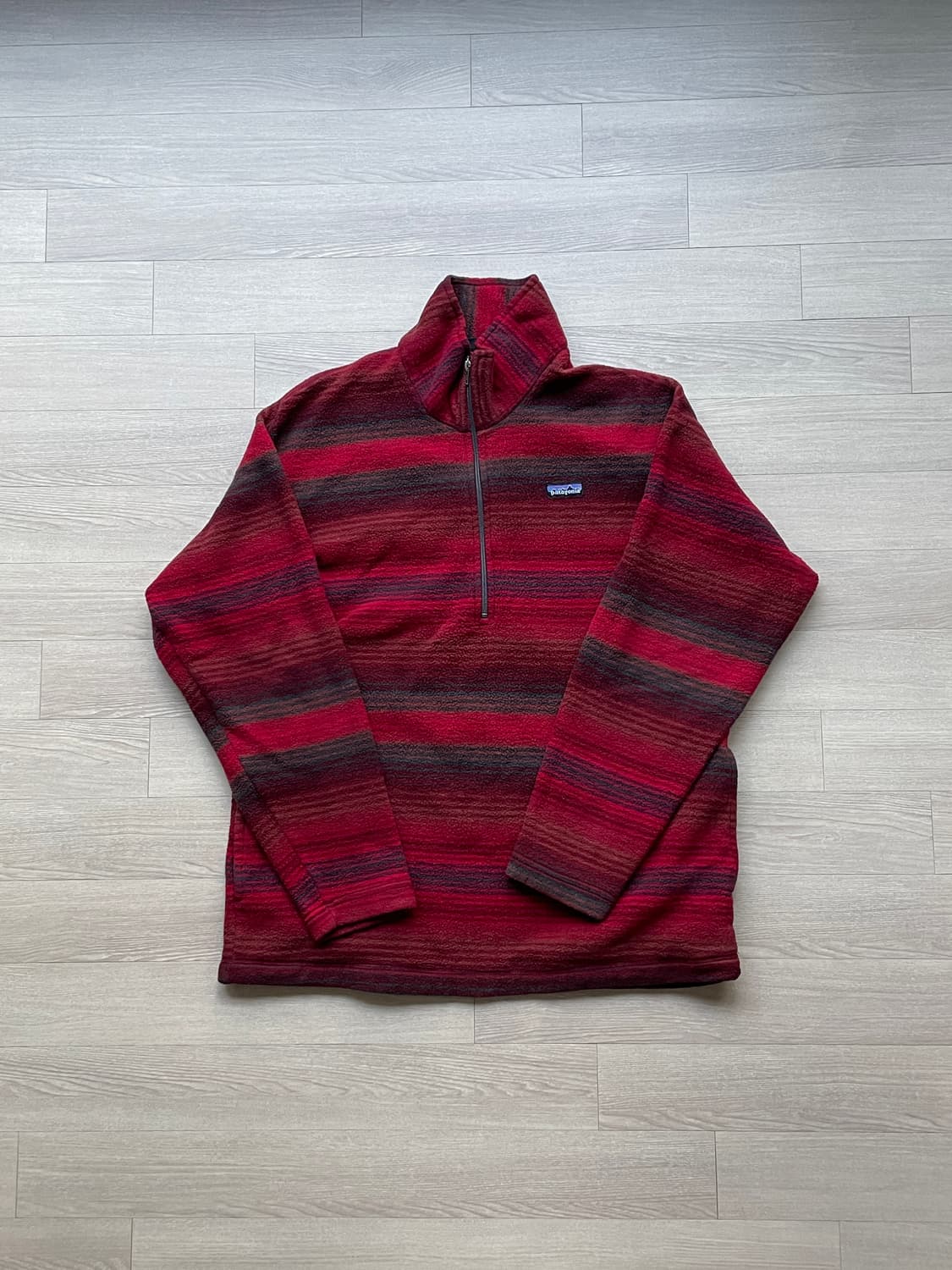 90s 파타고니아 신칠라 집업 레드 스트라이프 빈티지 patagonia 상품이미지1