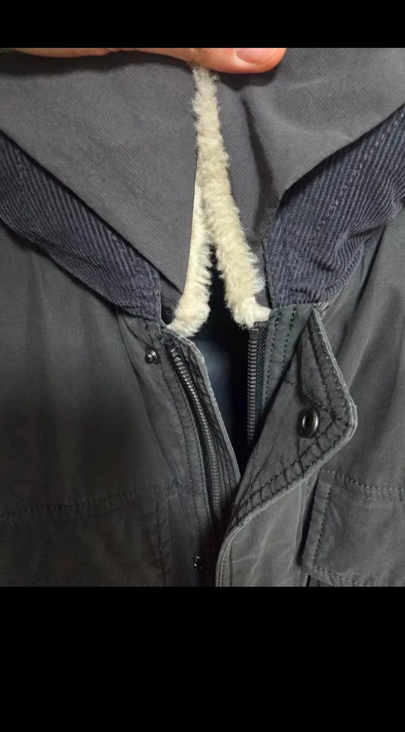 지오투 누볼라 양털카라 덕다운 자켓 패딩 100 상품이미지4