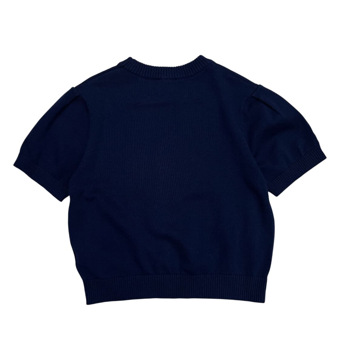 마리떼 프랑소와 저버 센터자수 크롭 반팔 니트 상품이미지3