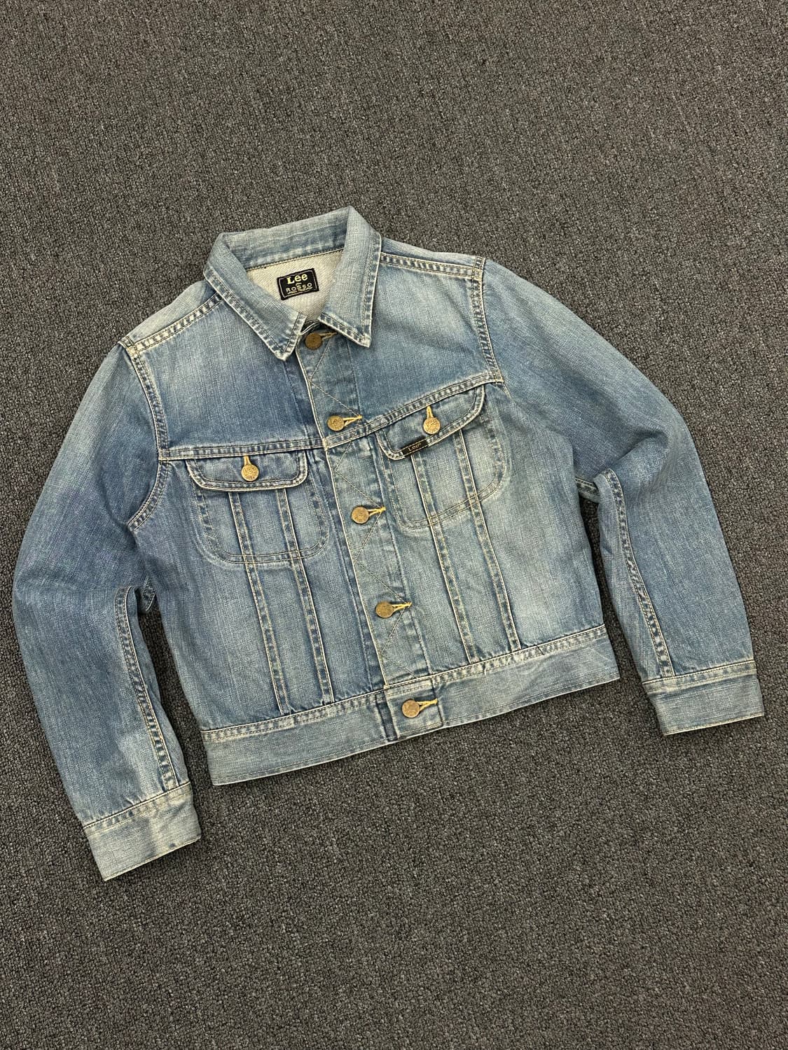 M)LeeXROSSO 빈티지 여성 트러커 데님 자켓 상품이미지1