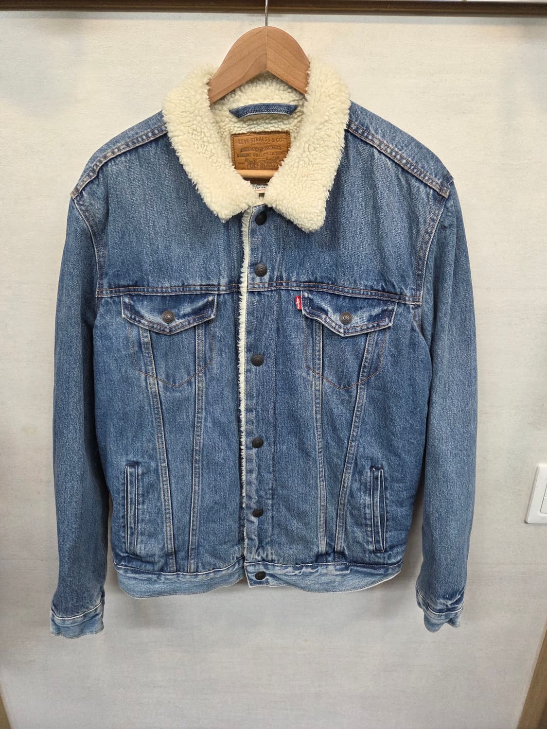 리바이스 빈티지 셰르파 데님자켓 L 상품이미지1
