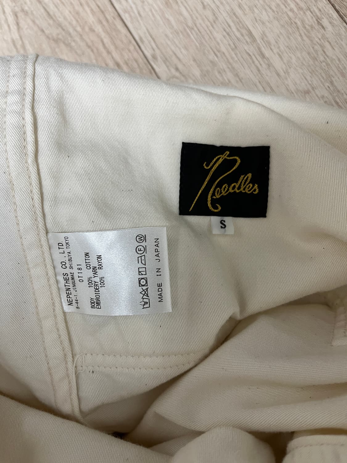 니들스 스트링 퍼티그 팬츠 아이보리 s사이즈 상품이미지4