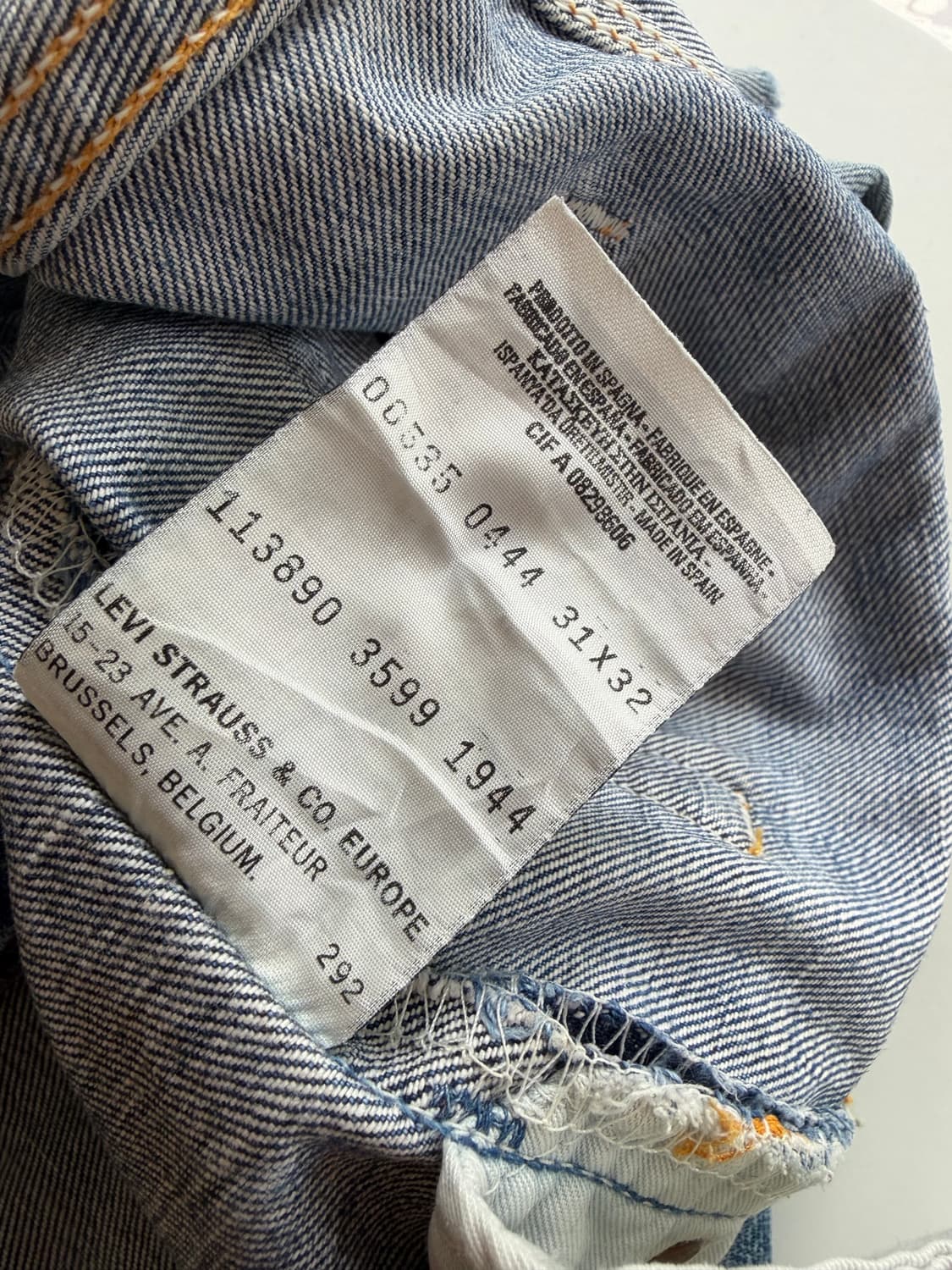 90s 리바이스 535 size31 (made in spain) 상품이미지8