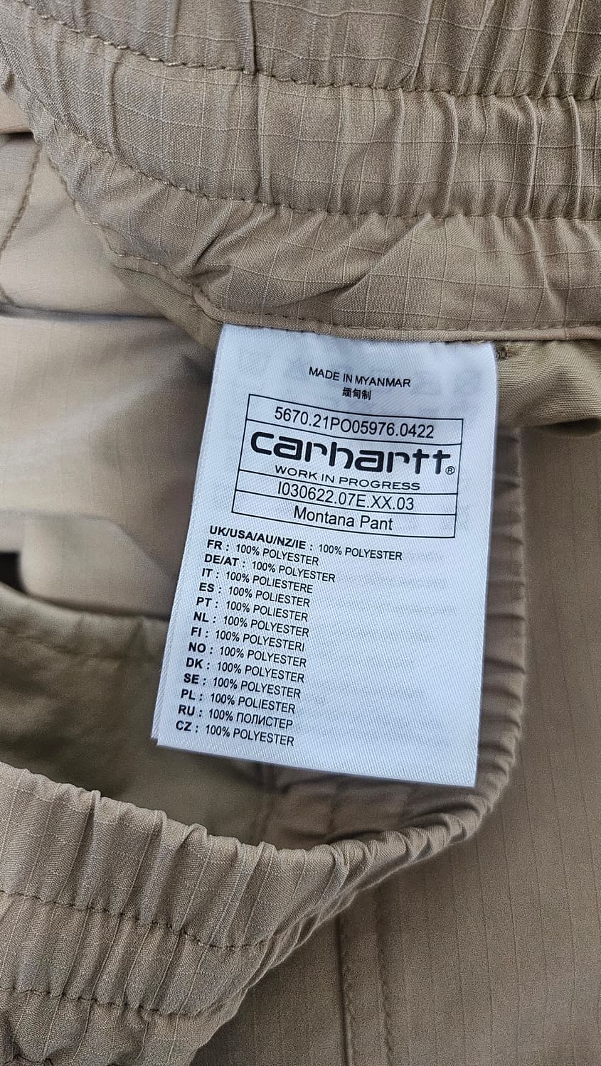 칼하트wip 몬타나 더블니 팬츠 L 상품이미지5