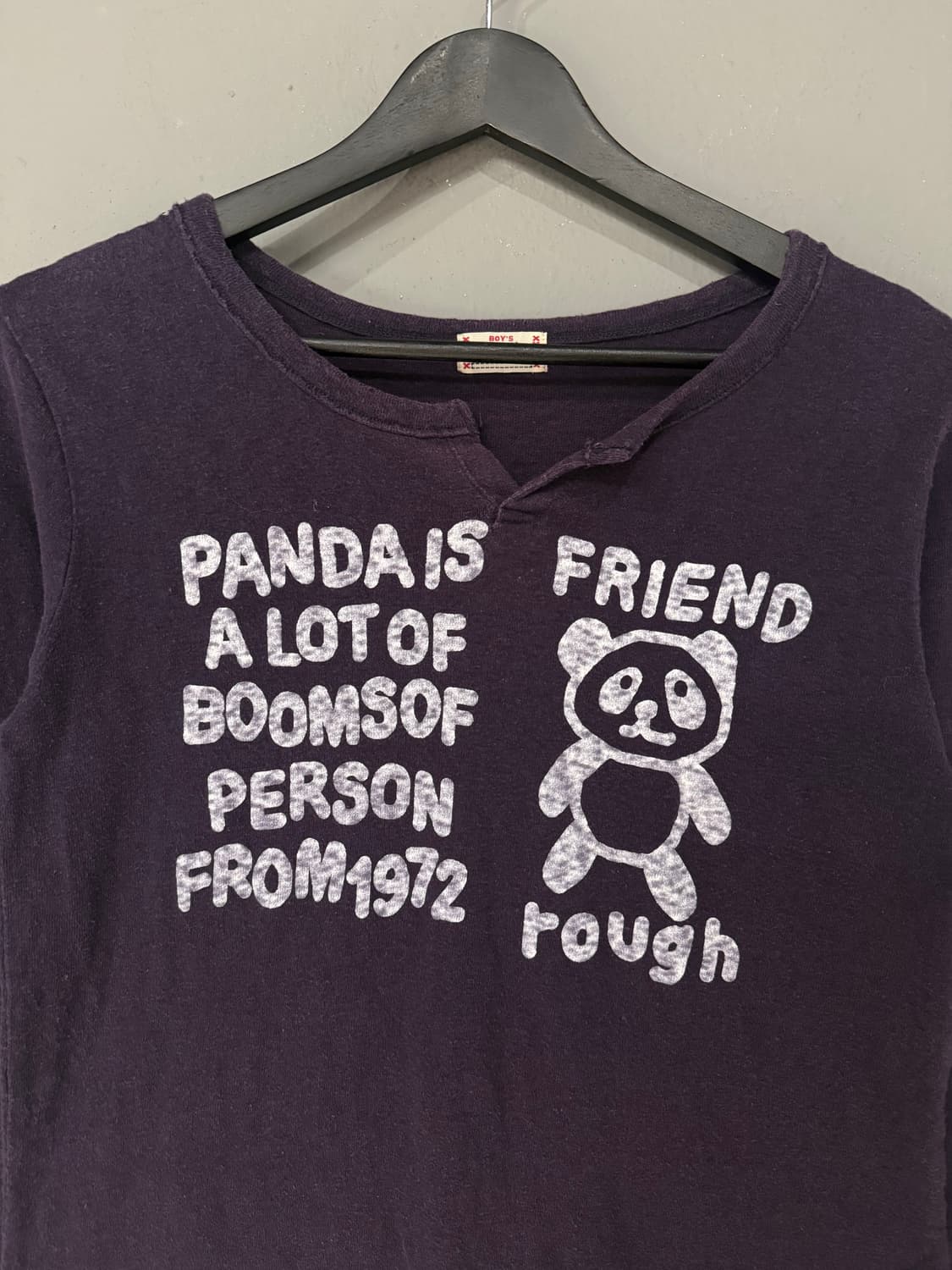 kawaii printing neck slit long sleeve 상품이미지5