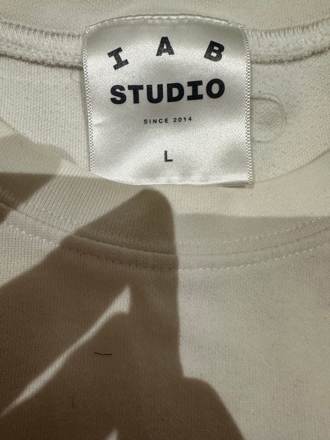 아이앱스튜디오 티셔츠 L 화이트 상품이미지5