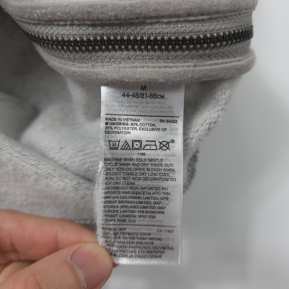 갭x디스퀘어드2 코튼 맨투맨 그레이 (M) 상품이미지7