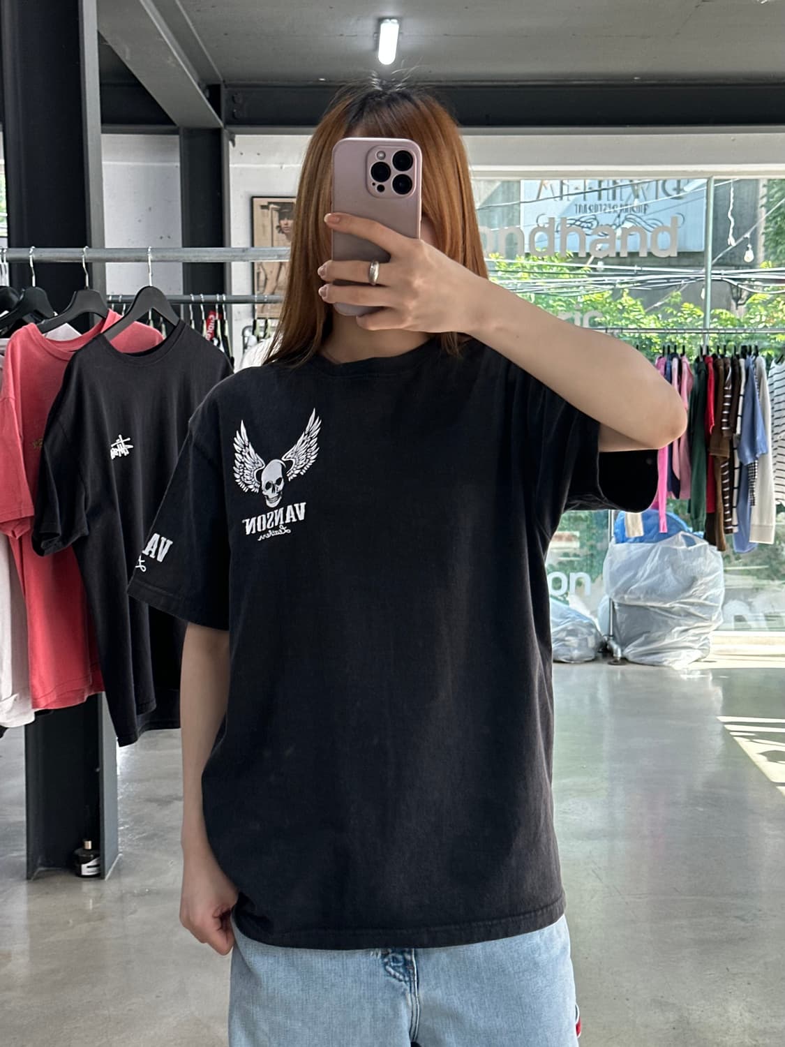 벤슨 스컬윙 워시드 반팔티  상품이미지4