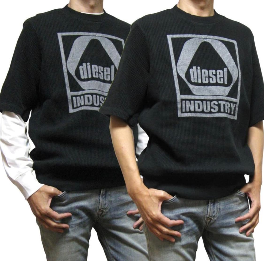 디젤 와플 티셔츠 MIKINA DIESEL S-COOLWAF SWEAT 상품이미지8