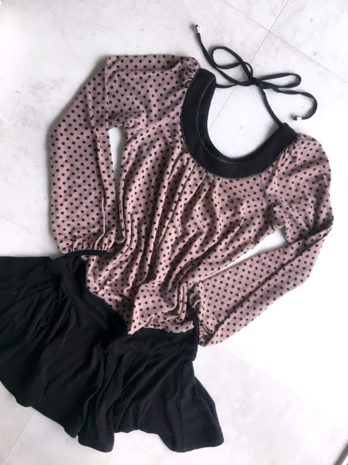 핑키앤다이안 도트 리본 갸루 원피스 상품이미지5