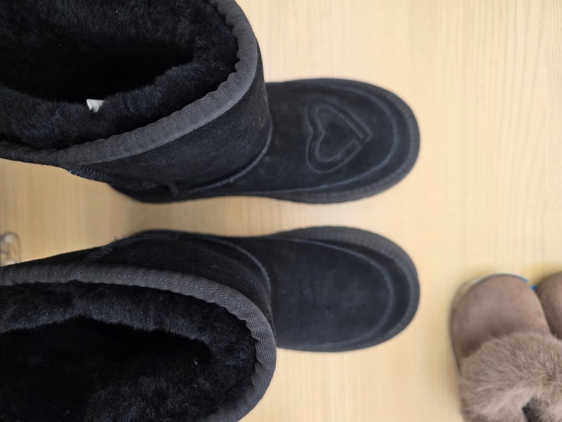 마크모크 MAC MOC 털부츠 블랙 250 상품이미지7