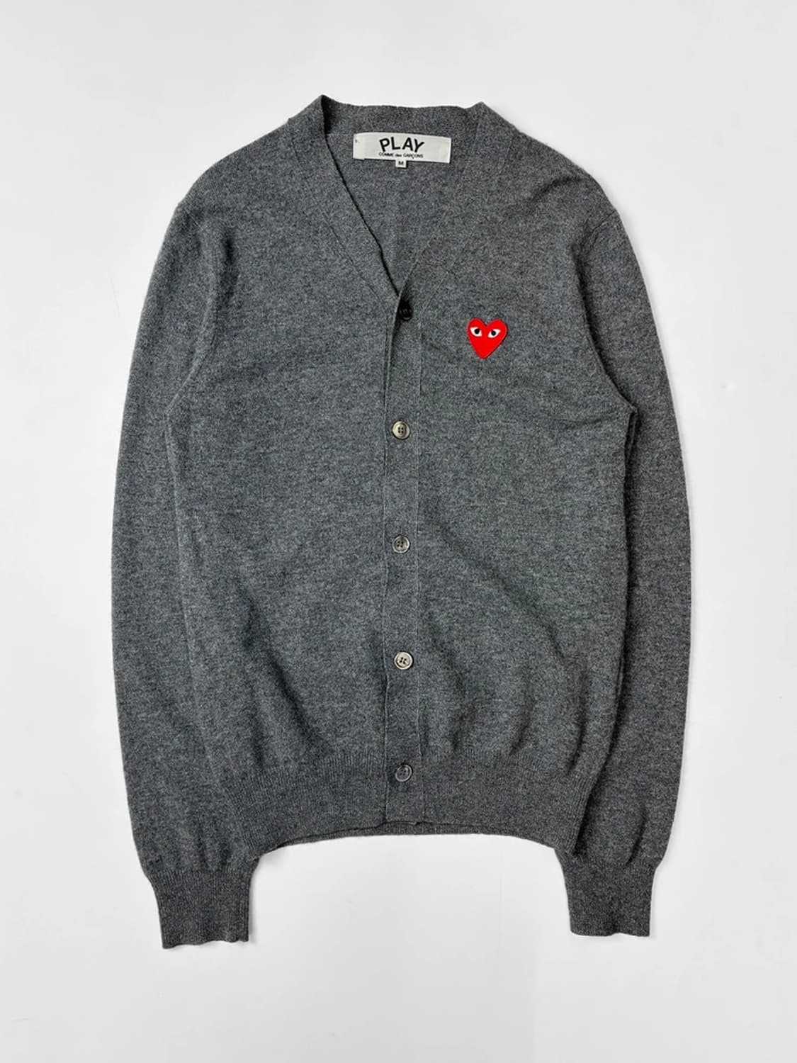 꼼데가르송 하트 로고 니트 가디건 PN5500    상품이미지1