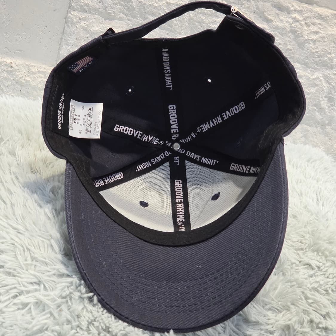 L4-8:그루브라임 리어레인지 더 프레임 볼캡 네이비(약 56-59cm 상품이미지6