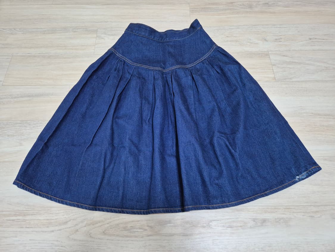 빈티지 TRUSSARDI 청 데님 치마 상품이미지2