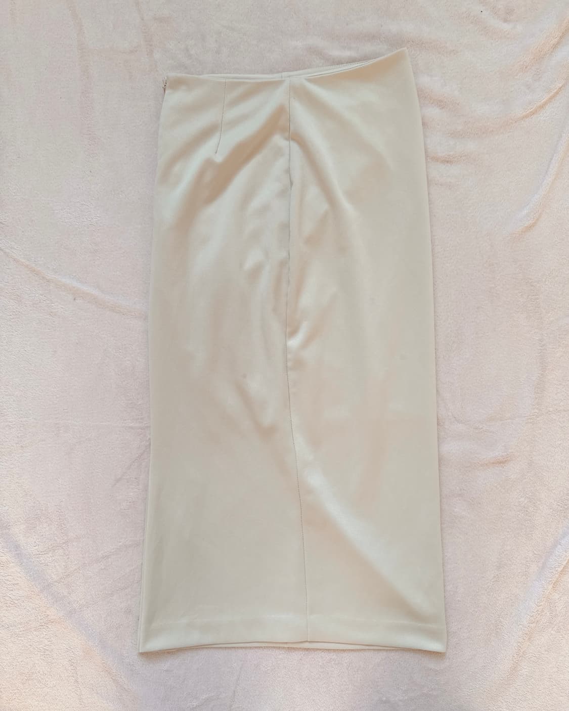 크림베이지 셔링 롱 스커트 상품이미지5