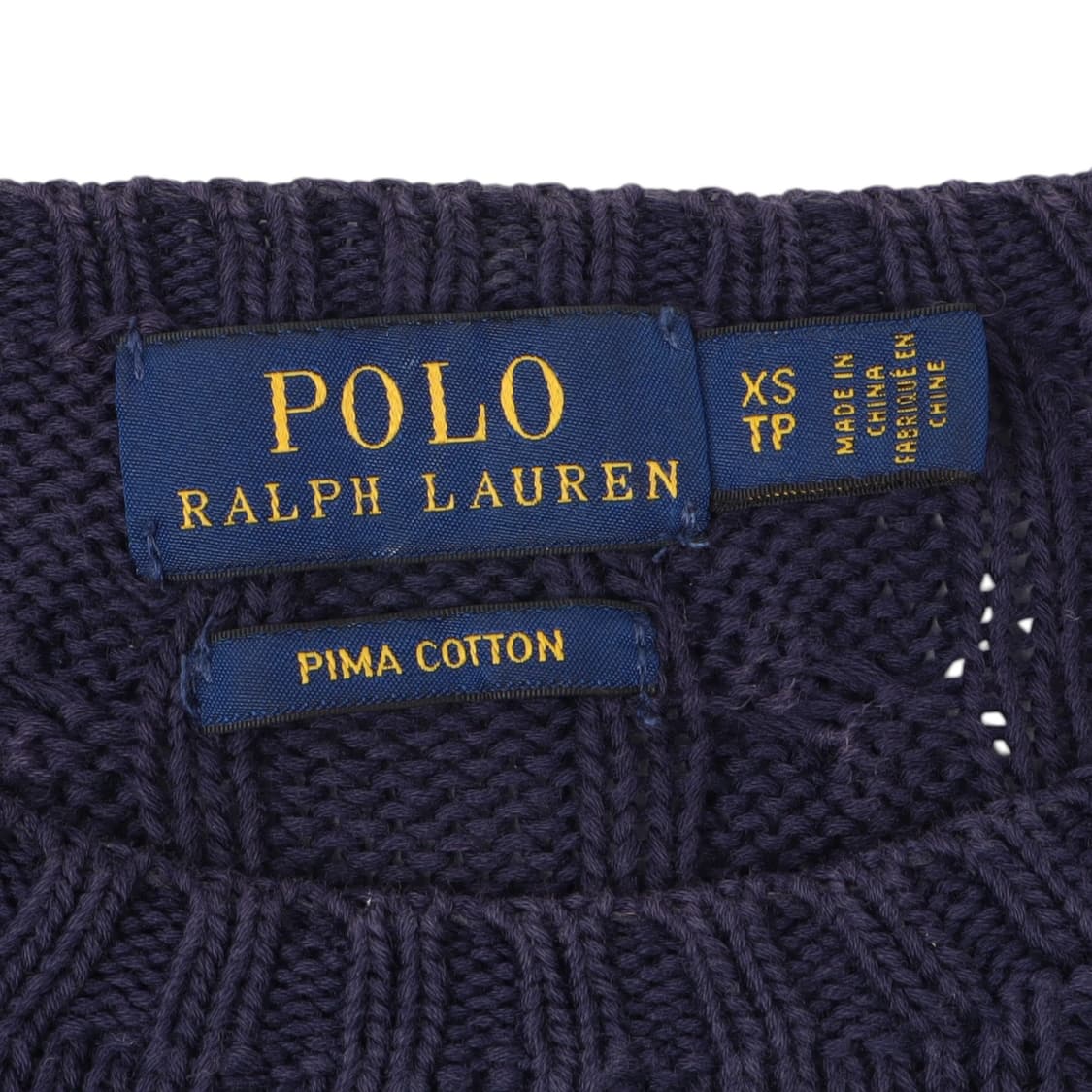 폴로 랄프로렌 우먼스 네이비 케이블 니트 상품이미지8