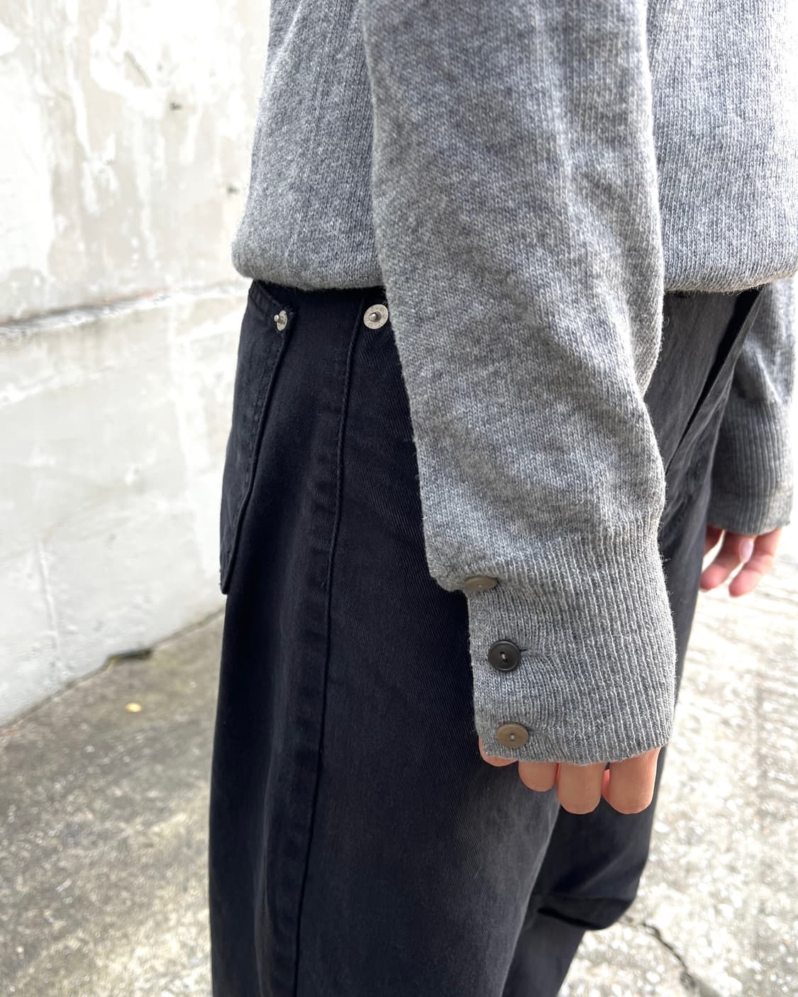 타카히로 미야시타 더 솔로이스트 버튼 스웨터 상품이미지3