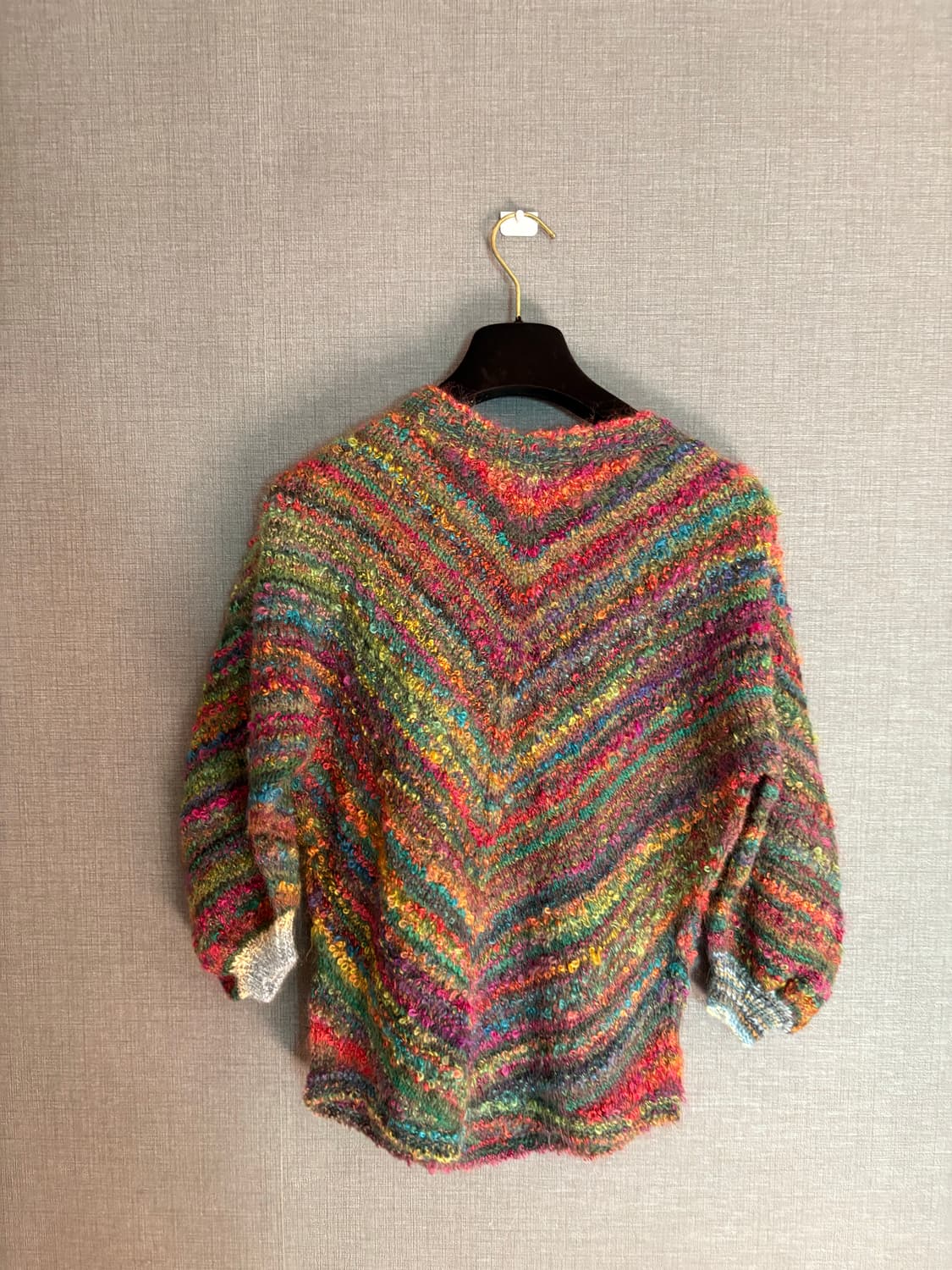 🌈 핸드메이드 무드 멀티컬러 부클 니트 Japan vintage  상품이미지2