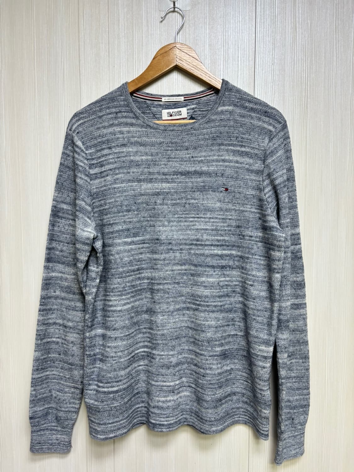 타미힐피거 그레이 텍스처 니트 상품이미지5