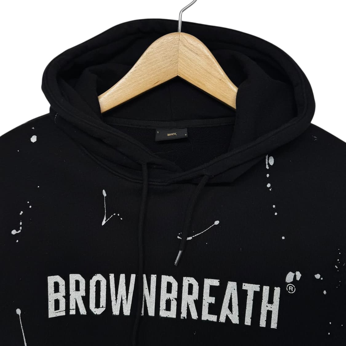 브라운브레스 페인팅 로고 후드티 상품이미지4