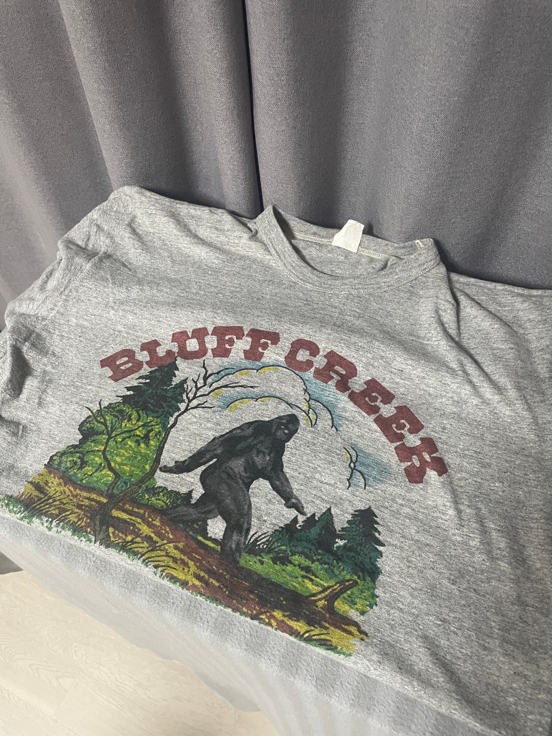 프리휠러스 BLUFF CREEK “BIGFOOT” 티셔츠 그레이 XL 상품이미지2