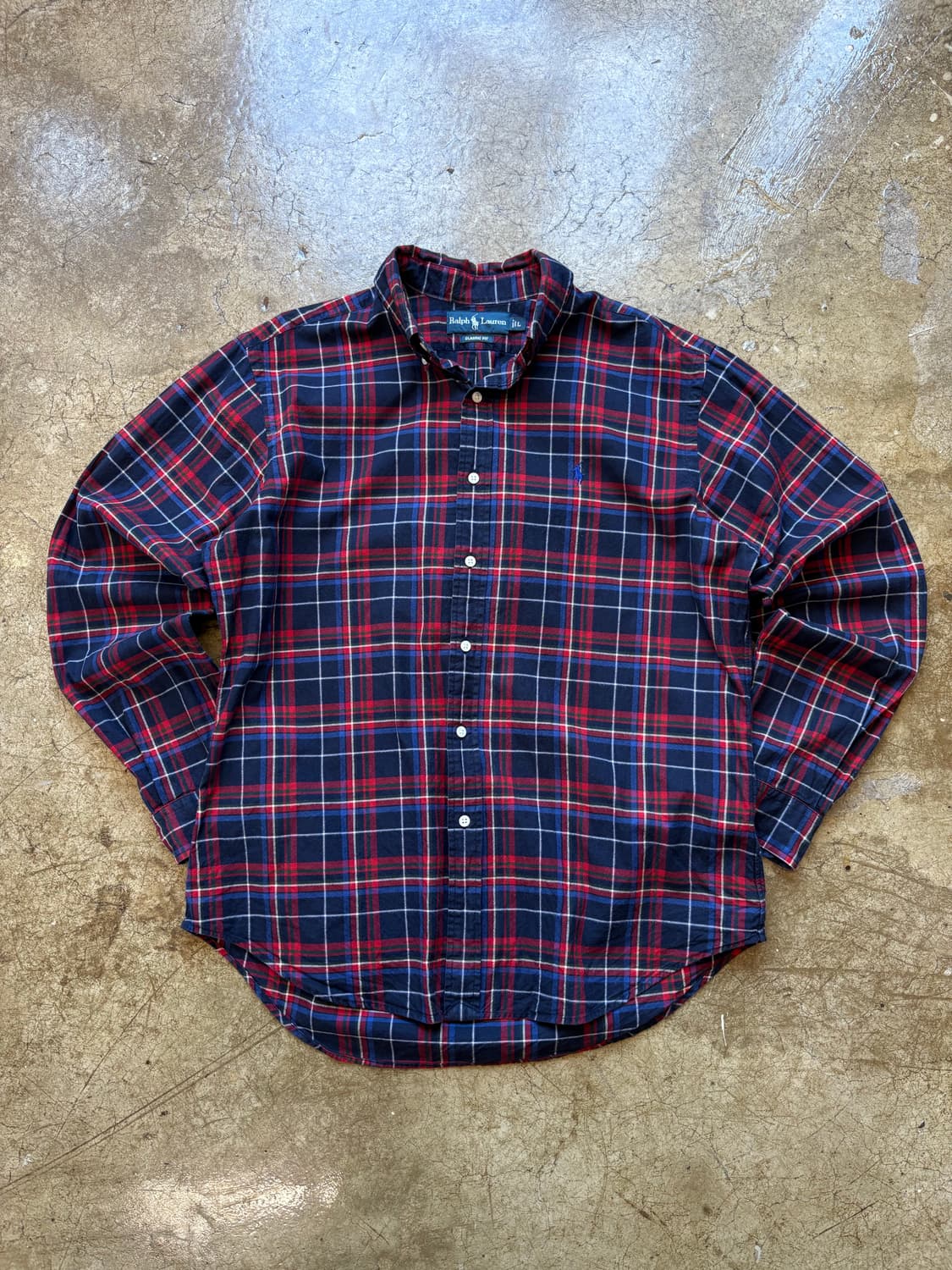 폴로 랄프로렌 체크 셔츠 상품이미지1