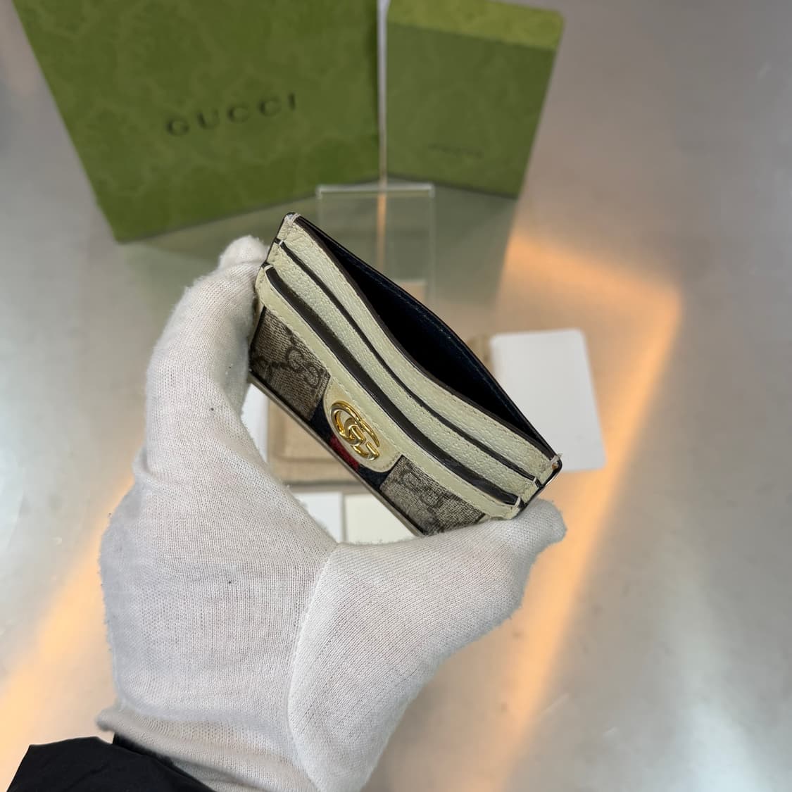 [리오브] 구찌 GG 오피디아 금장 카드지갑 상품이미지4