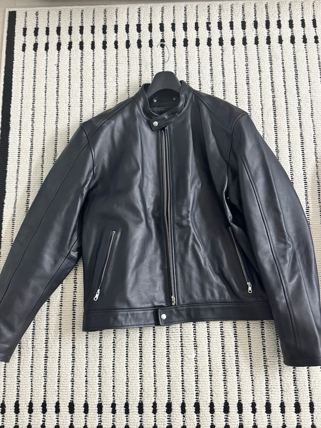 [XXL] 스투시 카페레이서 레더자켓 상품이미지1