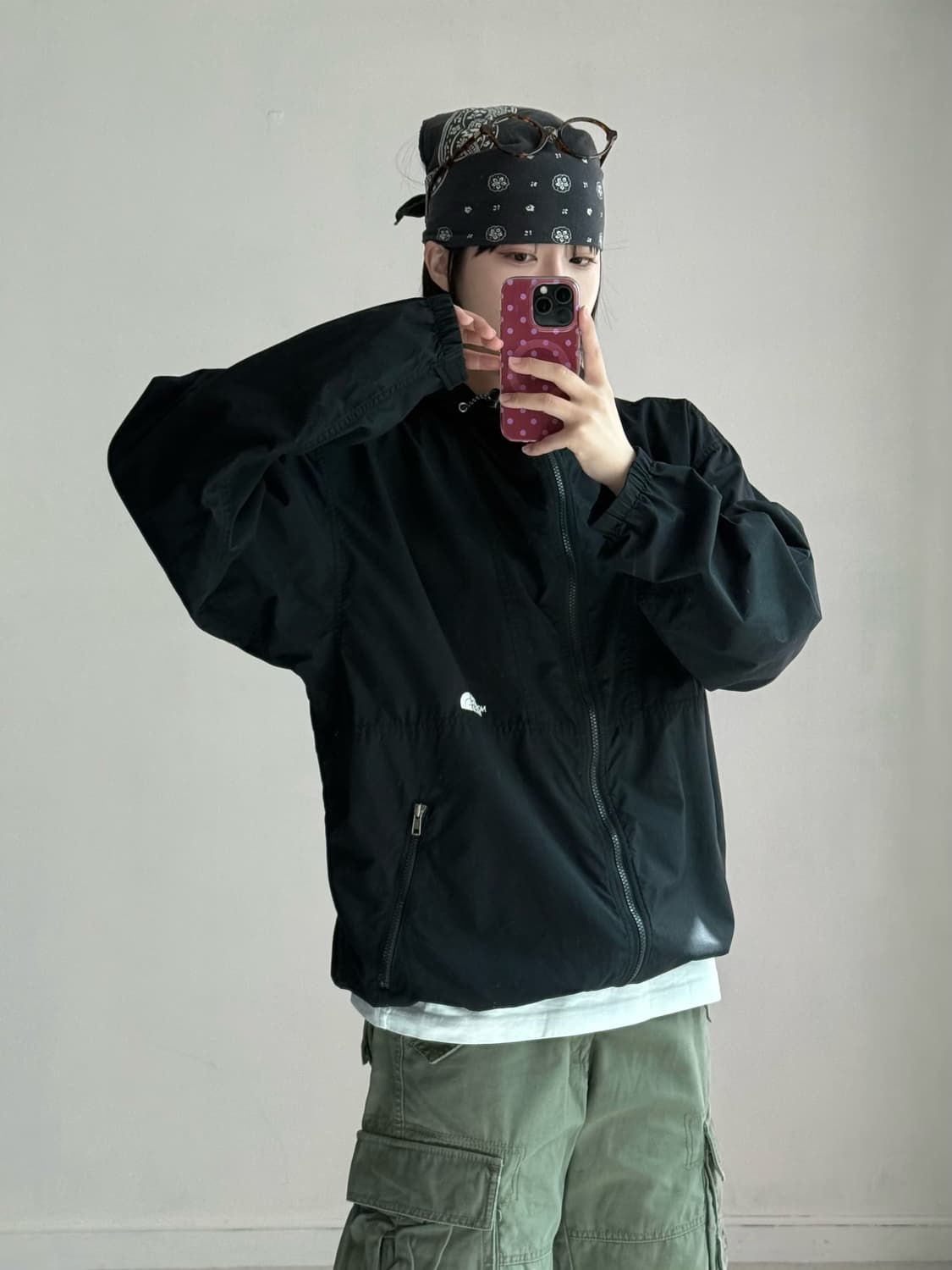 노스페이스 블랙 바람막이 상품이미지2