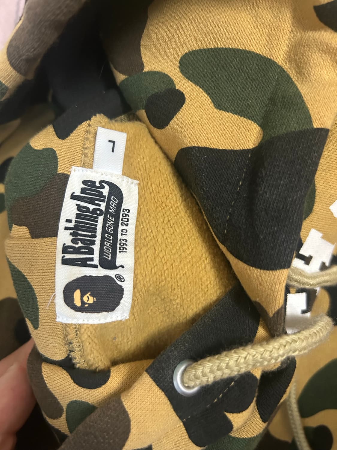 베이프 황계 후드티 상품이미지2