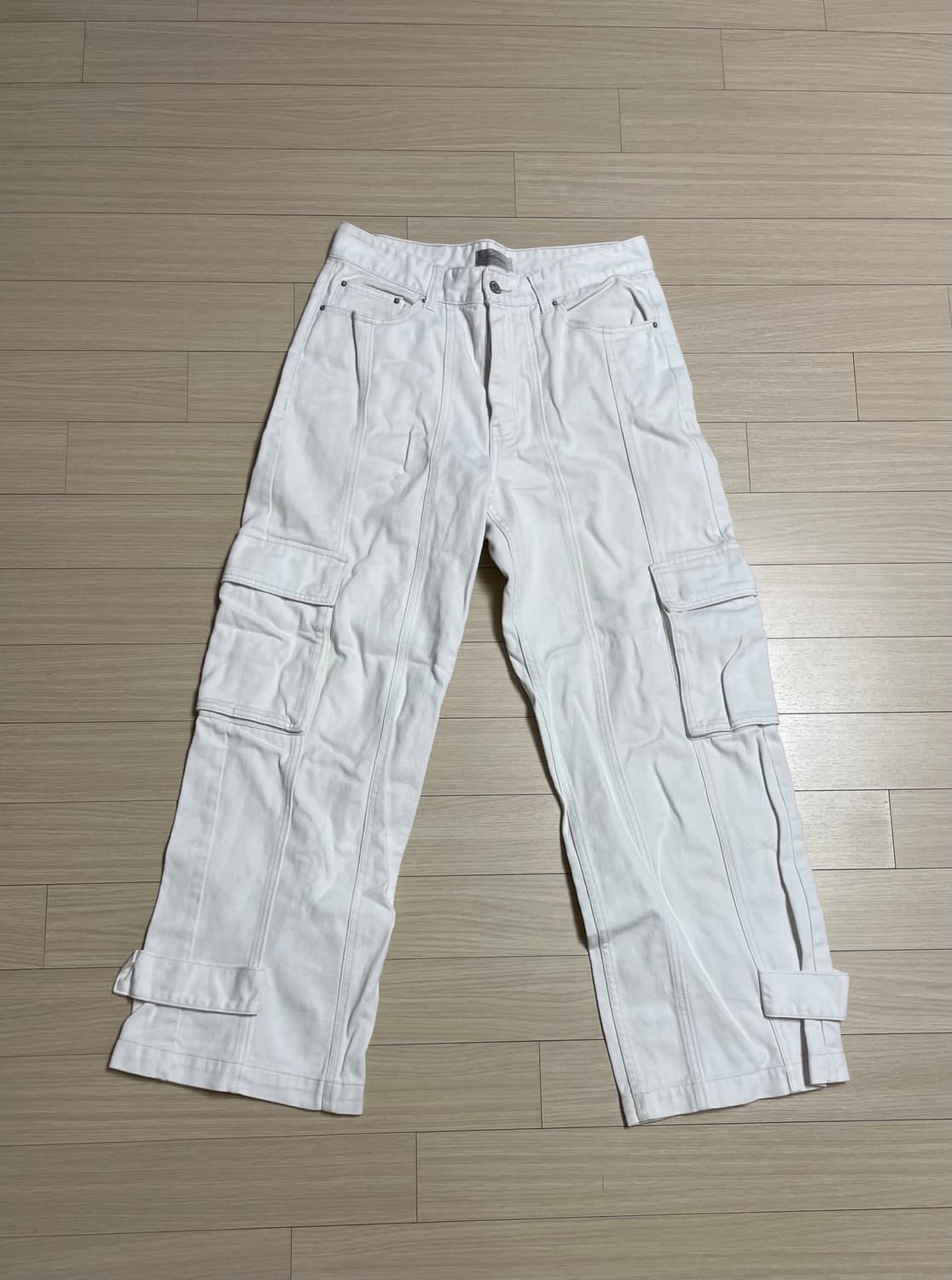 메종미네드 화이트 팬츠 상품이미지1