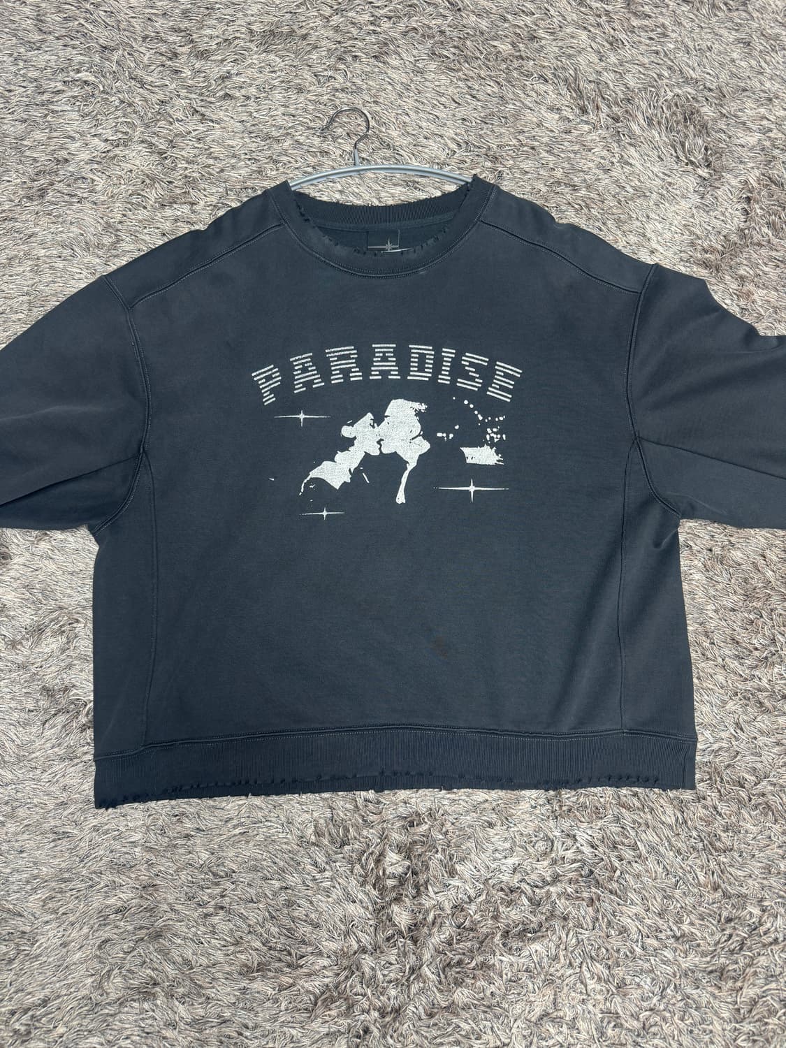 틸던 PARADISE SWEAT SHIRT black 판매합니다. 상품이미지2