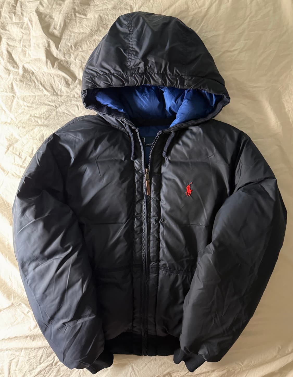 폴로 패딩 자켓 네이비 상품이미지2